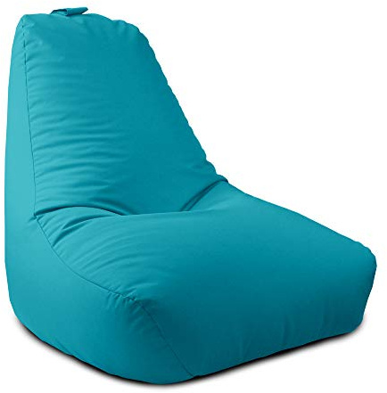 rucomfy Water Resistant Large Garden Beanbag Chair Lounger - Turquoise