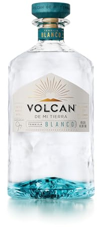 Volcán De Mi Tierra Blanco Tequila, 70cl | Premium-Tequila aus 100% Blauer Weber Agave | Hochland & Tiefland | Frisch & komplex mit Zitrus- und Kräuternoten | Für Cocktails & pur