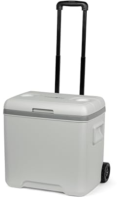 Steamy Marine 30 Roller, Kühlbox mit Rollen, 30 Liter, Weiß