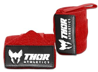 Thor Athletics Handgelenk Bandagen [Wrist Wraps] 60cm – Handgelenkbandage für Fitness, Bodybuilding, Kraftsport, Powerlifting, Crossfit, Kreuzheben & Gewichtheben