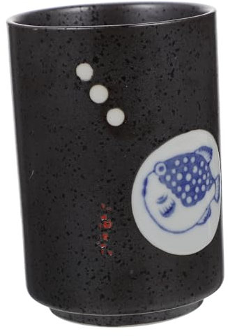 Ciieeo Tasse à Thé Japonaise Céramique Vintage Mug Rétro Émaillée Contenant Élégant Pour Maison