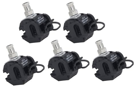 Connecteur de Perçage d'Isolation 5 Pièces 1KV sans Dénudage pour Câble Haute et Basse Tension Pince de Perçage
