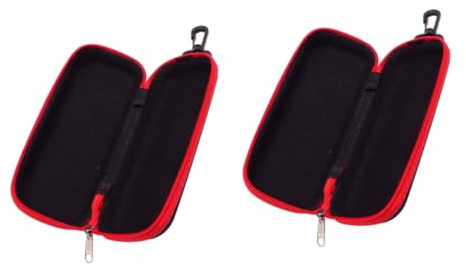 BESTonZON 2stücke Kazoo Aufbewahrungsbox Mit Reißverschluss Tragbare Kazoo Tragetasche Für Sicheren Transport Für Musiker Und Harmonika-liebhaber Schützt Vor Und Kratzern