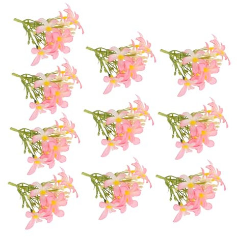 MAGICLULU Künstliche Lilien Haarschmuck Seidenblumen Ethnischer Kopfschmuck Für Hochzeit Party Leicht Und Wiederverwendbar