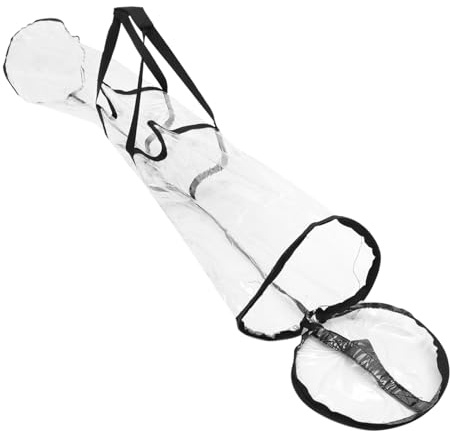 CHILDWEET Aufbewahrungstasche Für Geschenkpapier Transparenter Stauraumbehälter Für Geschenkpapierrollen Wiederverwendbar Langlebig Geeignet Für Weihnachtsdekoration Und Geschenkpapieraufbew