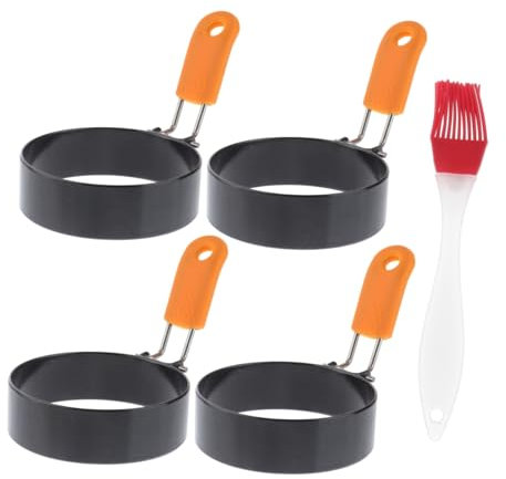 HOLIDYOYO De Molde Para Freír Inoxidable Anillos De Cocción Redondos Para Utensilios De Cocina Reutilizables