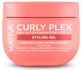 KATIVA Curly Plex - Gel fixateur boucles | tenue souple | Définit les boucles. Contrôle les frisottis. Apporte brillance et douceur. Formule légère