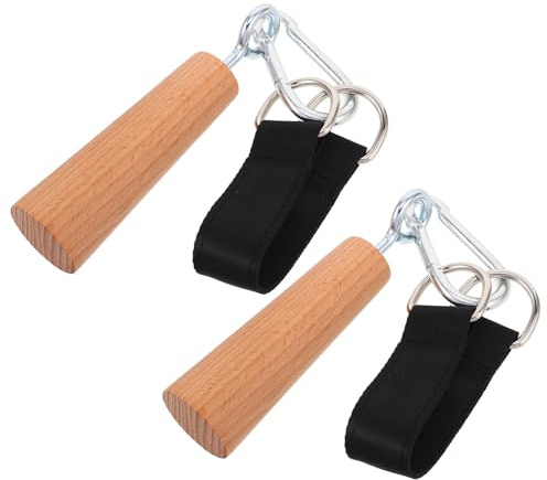 Vaguelly Poignée Entraînement Bois pour Tirage Grip Renforcé pour Renforcement Prise Main Adapté à Escalade Obstacles Basse Altitude Garçon Fille et Adultes Améliore Stabilité du Tronc et