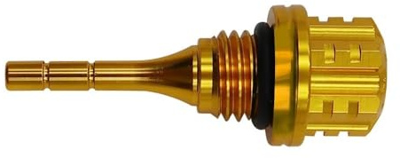 Oljemätstickor För GY6 För BWS För 125CC Motorcykel Tillbehör Motor Oljemätsticka Påfyllningslock Oljenivåindikator Oljenivåmätare Mätsticka(YELLOW)