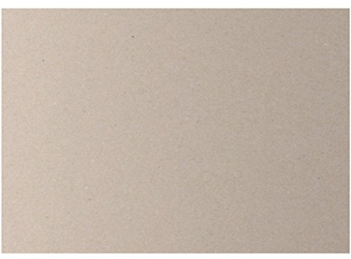 Creativ Kraftkarton, Grau, 100cm x 70cm, 10 Blätter, 3mm, Stärke 3mm