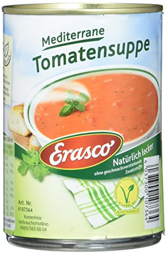 Erasco Mediterrane Tomatensuppe, 6er Pack (6 x 400 g)