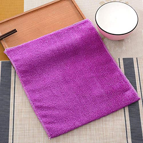 Serviette de nettoyage en fibre de bambou anti-adhésive pour la fête des mères