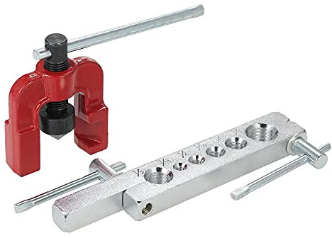 Terryshop74 Cartellatrice Manuale – Attrezzo per Svasatura Tubi in Rame da 3 a 10 mm (1/8-3/8) – Strumento per Condizionatori e Impianti Frigoriferi