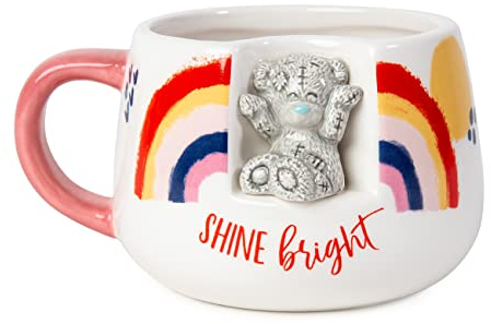 Me To You Bear Shine Bright Large Mug AGM01091 Great Mug, Pink, White