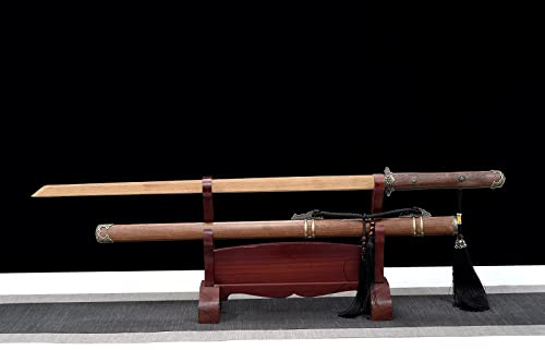 STARMS 110 cm Tang Dao Aus Natürlichem Bambus, Chinesische Klassische Schwerter, Handgefertigtes Handwerk Für Kendo-Training, Cosplay, Display, Sammeln
