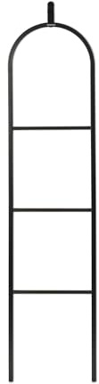 Brabantia - Galán de Noche Linn - Perchero multiusos - Colgar, airear o secar - con gancho para colgar - Compacto - Riel para ropa o toallas - Accesorio para el hogar - Negro Mate
