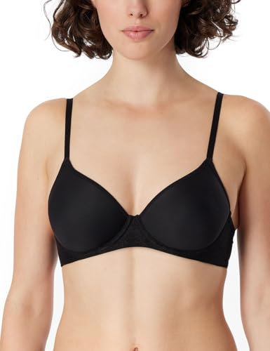 Schiesser Damen BH mit Spacer-Schale - Air, schwarz_181128, 80A