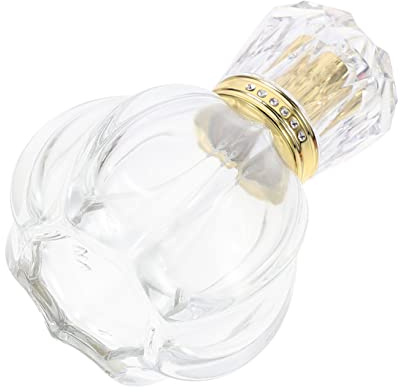 Zerodeko 2piezas Botellas De Perfume De Cristal Crystal Crown Unidades De Frascos De Vidrio Atomizador Vintage Rellenables Para Fragancias De Perfume Para Uso Diario Obsequio