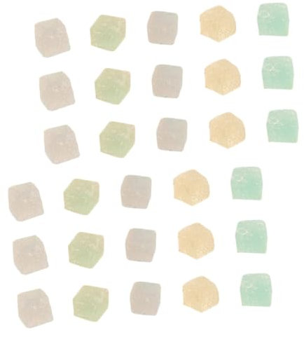 TOYANDONA 30stücke Teiliges Leuchtender Würfelzucker Charms Bunte Diy Bastelanhänger Aus Kreative Handyhüllen Deko Transparente Süße Würfel Sichere Und Vielseitige Schmuckaccessoires