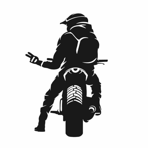 Aufkleber Respekt Biker DLzG 15 x 10 cm Motorrad Sticker aus Oracal Folie für glatte Oberflächen - Viele Farben