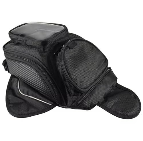 Bolsa Sillín Motocicleta Bolsa De Combustible para Motocicleta Teléfono Móvil Tanque Navegación Paquete Depósito Aceite Pequeño Multifuncional Bolsa Equipaje Moto