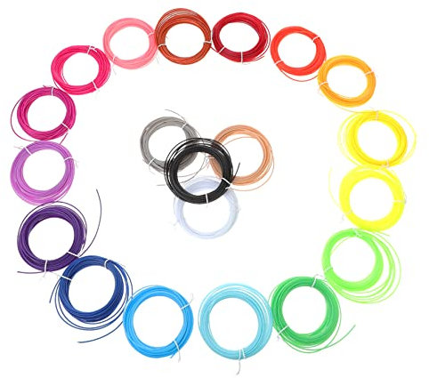 BUGUUYO 3d-stift 20-teiliges Set 10 M/farbe Robuster Sicherer Kunststoff Für Kreative Projekte