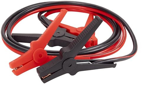 Motorkit Cavi di avviamento per auto 400A 2,5m in rame con pinze rinforzate | Cavo con custodia e istruzioni | Rivestimento in PVC | Adatto per auto e SUV 12V fino a 3500cc.