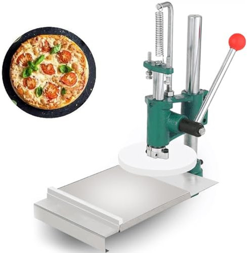 Pizza Tortilla Pie Crust Press, Household Pizza Tortilla Pastry Press Machine, Stainless Steel Manual Press Machine for Pizza Tortilla Dough Pastry, for Perfect Pizza To