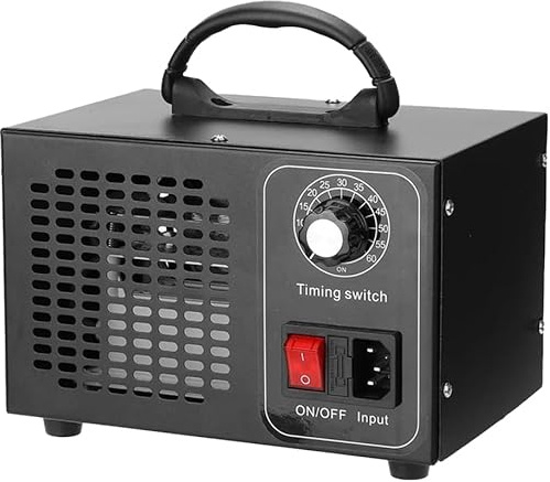 Generador de ozono 32000 mg/h, purificador de aire de ozono con temporizador de 60 minutos, generador de ozono para coche, apartamento, hoteles, cocina y mascotas