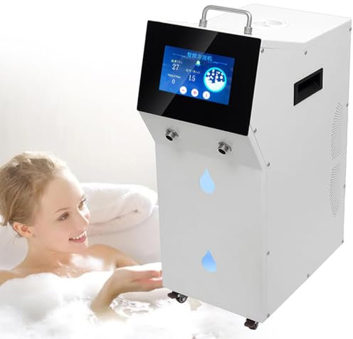 Generador De Agua Con Hidrógeno, 5000 Ml Máquina De Agua Rica En Hidrógeno Con Pantalla LED Táctil, Baño De Burbujas De Alta Concentración De H₂ Para Pies Y Cuerpo