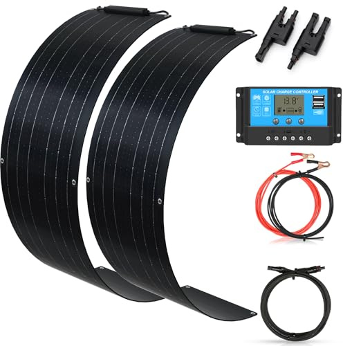 XINPUGUANG 100W kit solaire flexible avec régulateur pour hors réseau (100W KIT)