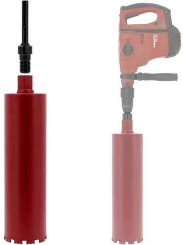 Couronne diamant Ø 120 mm avec adaptateur perceuse et perforateur SDS-max