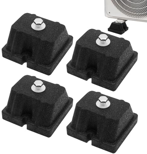 Gacqpli Almohadillas Antivibración | Base de Goma para Suelo con Amortiguación - Soporte De Montaje Para Uso Intensivo - Unidad