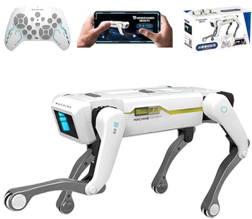 Ledovan Roboter Hund Kinder Ferngesteuerter Spielzeug für 3-12 Jahren, Tanzen, Musik und Interagiere, Intelligenter RC Roboterhund Unterstützt APP-Steuerung, Geschenkideen Mädchen Junge
