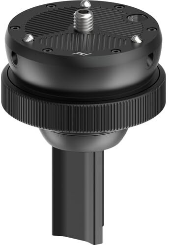 Peak Design Base de nivelación profesional para trípode Pro, ajuste de 20 grados, burbuja de nivelación integrada, montaje de tornillo de tamaño estándar, video estable y fotografía en terrenos