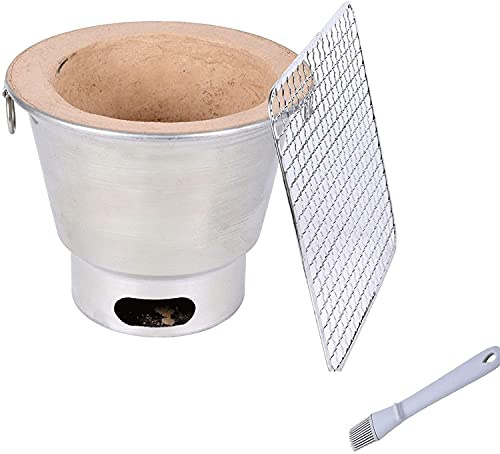 Barbacoa de carbón para interiores y exteriores, estilo vintage, perfecta para uso doméstico y comercial