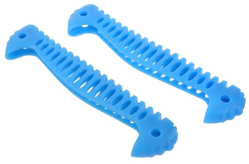 MOTHNUR Protezione per Pattini da Hockey su Ghiaccio 2 Pezzi in TPE Elastico Coperture per Lame di Pattini da Ghiaccio per Adulti e Ragazzi Accessori Leggeri e Portatili per Pattinaggio
