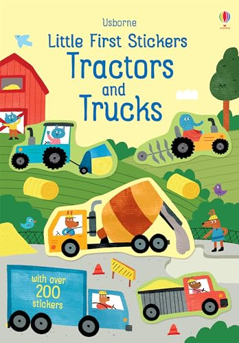 Little First Stickers Tractors and Trucks: Over 200 Stickers with Farm and Construction Scenes for Kids (Ages 3-5)