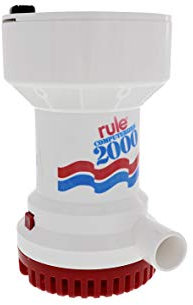 Rule 53S Marine Rule 2000 Automatic Bilge Pump (12-Volt),White/Red