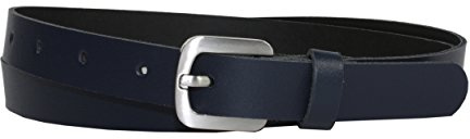 Vascavi Ledergürtel echt Leder Gürtel, Jeansgürtel, Hüftgürtel, Made in Germany, 2 cm breit und ca. 0.25 cm stark