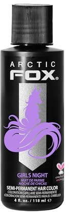 ARCTIC FOX Vegan and Cruelty-Free Semi-Permanent Hair Color Dye (4 Fl Oz, GIRLS NIGHT)