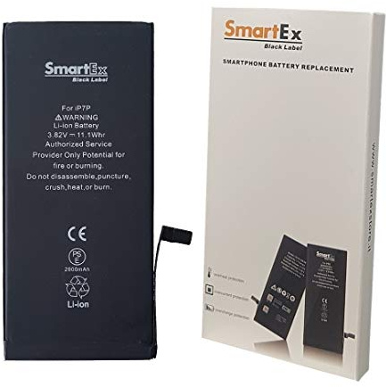 Smartex® Black Label Akku Batterie kompatibel mit iPhone 7 Plus - 2900 mAh | 2 Jahre Garantie
