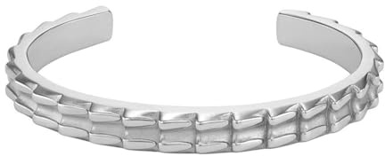 Diesel Herren Edelstahl Manschettenarmband
