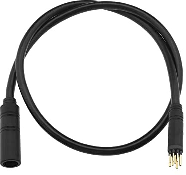 ECSiNG Cable de Extensión para Motor de Bicicleta Eléctrica Motor de Rueda Delantera Y Trasera de 9 Pines Cable Hembra A Macho para Accesorio de Bicicleta Eléctrica 1,5 Pines 600mm