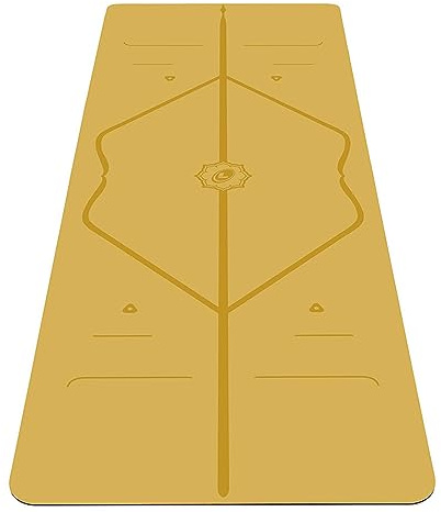 Liforme Original Yoga Mat – Free Yoga Bag, Patented Alignment System, Warrior-like Grip, Non-slip, Eco-friendly and Biodegradable, sweat-resistant, long, wide, 4.2mm thick mat for comfort