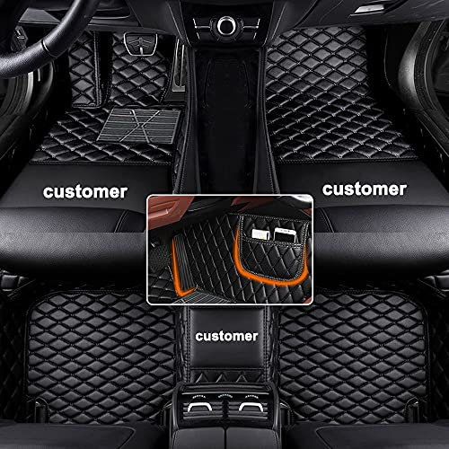 Awotzon Auto Fußmatten nach Maß für Volvo C30 C40 C70 S40 S60 S80 S90 V40 V50 V60 V90 XC40 XC60 XC70 XC90 V70II für Vorne und Hinten wasserdichte rutschfeste