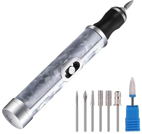 Lima de uñas eléctrica | Molinillo de uñas para humanos | Manicura de uñas, taladro eléctrico de uñas | Molinillo de uñas para los pies, taladro de uñas para moler, pelar, pulir, herramientas de uñas