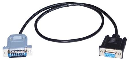 RIKYJIC Câble adaptateur DB9 femelle vers DB15 mâle pour câble de programmation FBE Yonghong MC Series PLC FP-232P0-9F-150 (1,5 mètre)