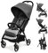 Passeggino passeggino, passeggino, pieghevole, per bambini dalla nascita fino a 22 kg, con funzione sdraiata, supporto per lettiera, pneumatici in EVA, passeggino ultraleggero
