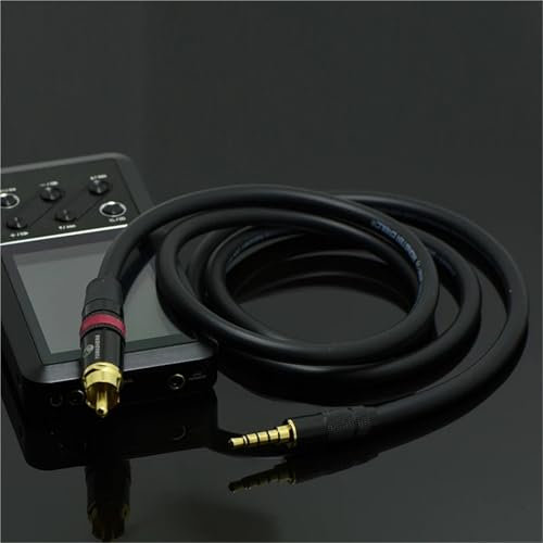 HYUERI Cavo Audio Digitale coassiale da 3,5 mm a SPDIF for DX160 DX200 xDuoo X20 Eros H06 R6 SOUNDAWARE MR1 M23(Gray,50cm)